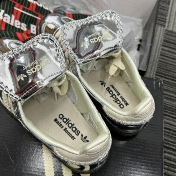 Adidas Samba x Wales Bonner Silver Metallic - Picture 5 of 5
